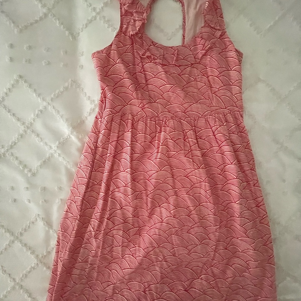 Pink Patterned Dress